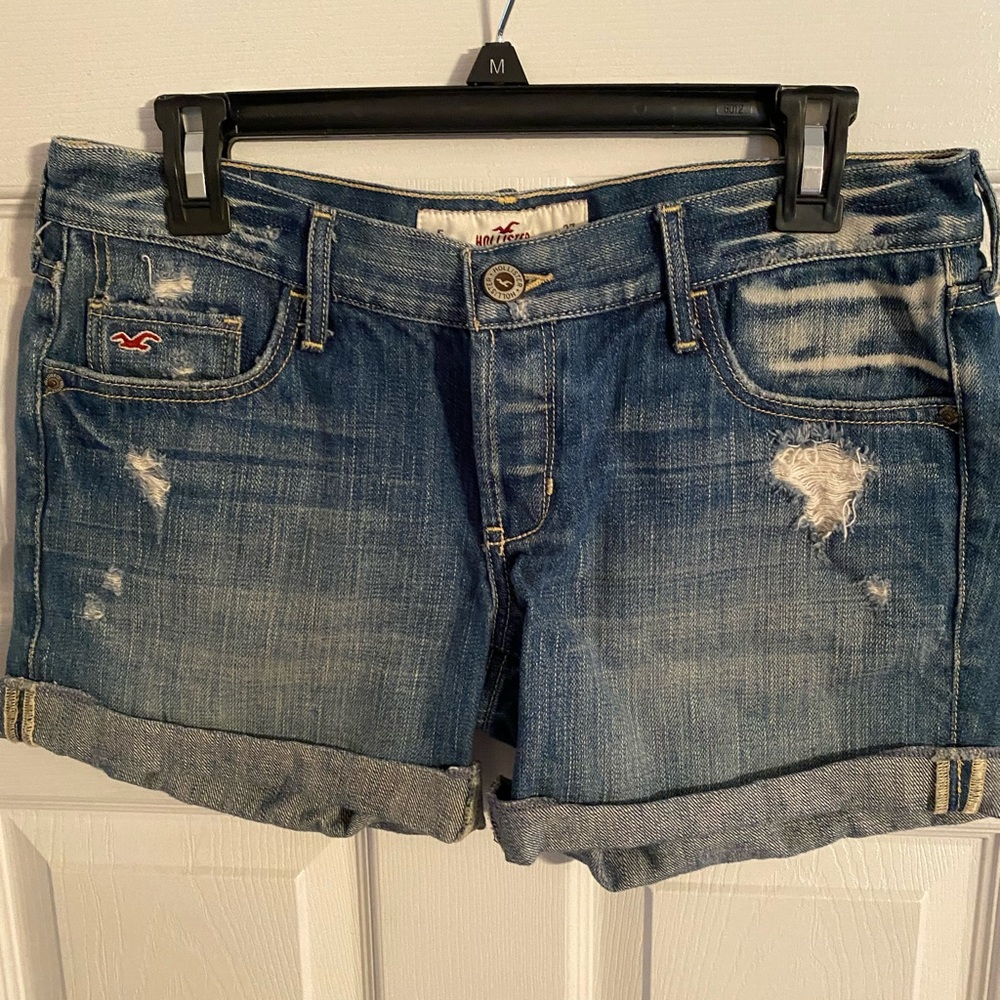 Hollister denim jean shorts -size 5 W27